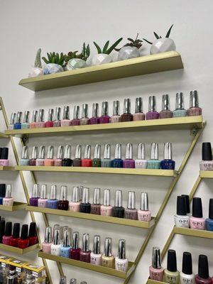 Great selection of OPI polishes