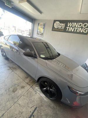 Tint done