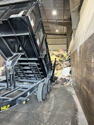 Helping another customer save time, effort, and resources with our efficient and responsible dumpster services.