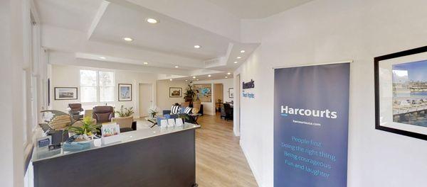 Office Interior. Harcourts Newport Properties, 2747 E. Coast Highway, CdM 92625