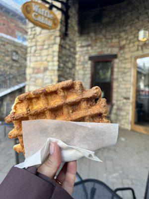 Cinnamon waffle