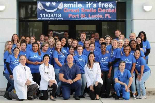 Dentistry From The Heart this year was a Success! We were able to help about a hundred people in our community.