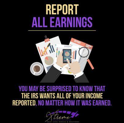 Report all Income