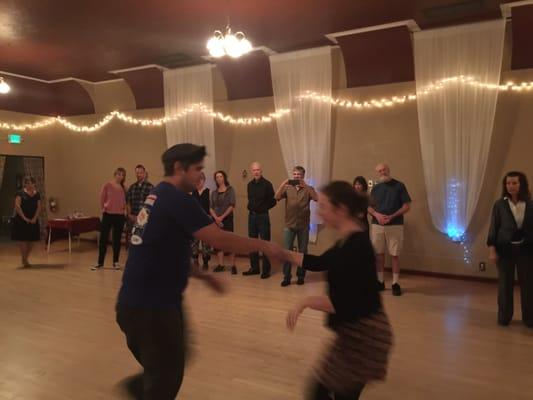 Swing Lesson with Robert Evans and Julia Box