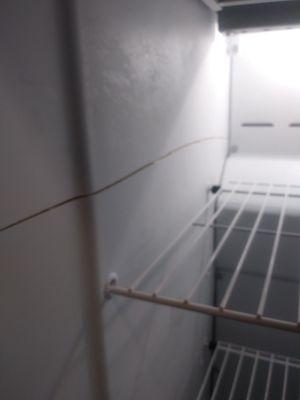 Crack developed in freezer as soon as we payed off this refrigerator!!!Approximately one year!!!