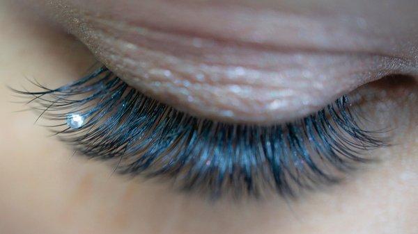 Add on a crystal eyelash