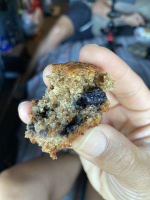 Blueberry bran muffin