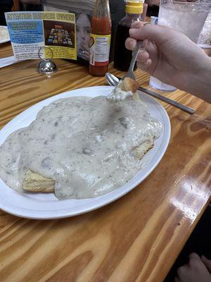 Biscuits and gravy