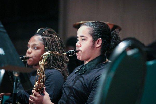 The Holy Trinity High School band program is open to all, from students who have never played before to those looking to grow their skills.