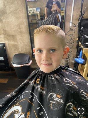 Haircut client kids