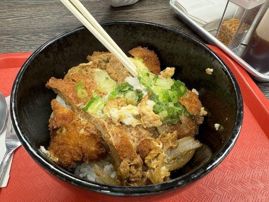 Chicken Katsu-Don!  Delicious!