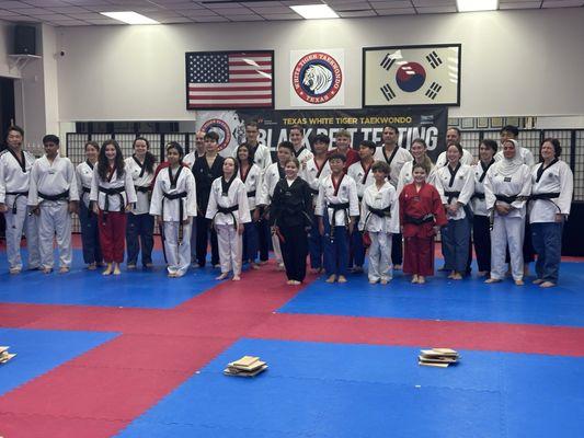 Black belt promotions