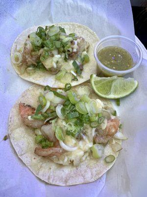 Shrimp Tacos.