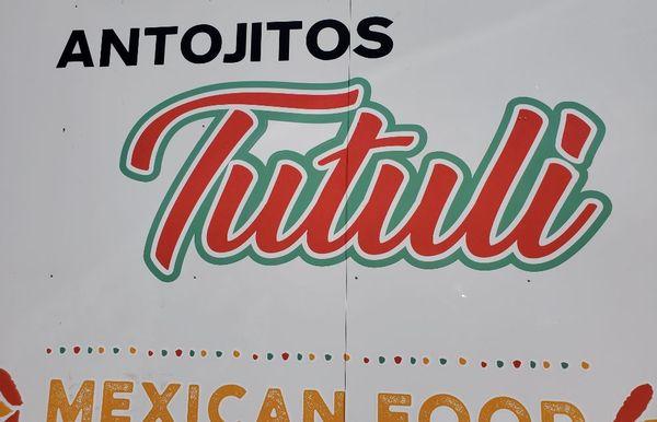 Antojitos Tutuli
(ANT-TOE-hee-toes
 Too-too-lee)
Translation from Spanish-Yaqui:
Cravings, beautiful