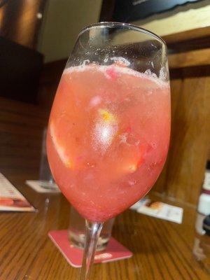 Strawberry peach Sangria