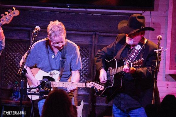 Mark Alan Cash jamming at the Storytellers Hideaway Christmas concert