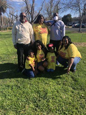 Left Dad, Mom, Uncle, bottom Niece, Me and older sister.