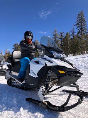 Snow mobiling