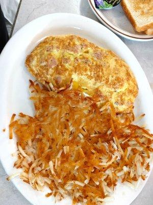 Ham and Cheese omelet