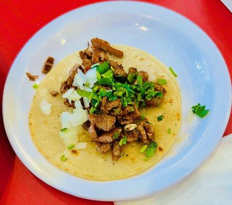 carne asada taco