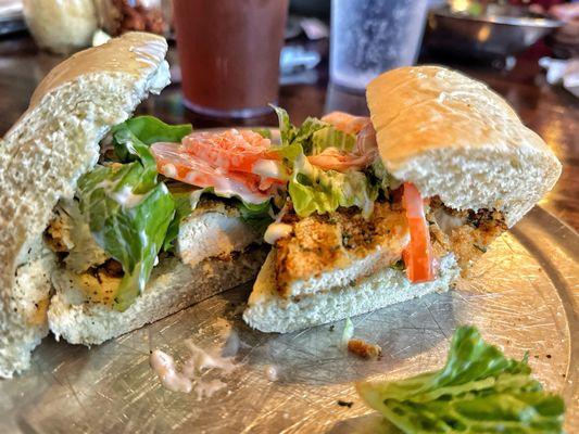 The breaded chicken sandwich.