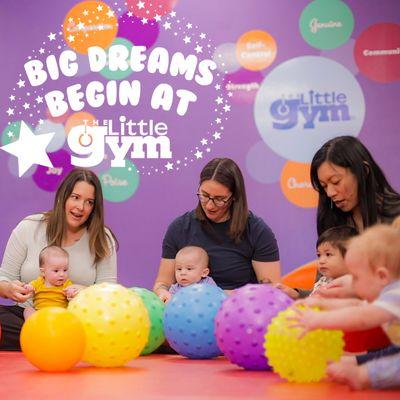 Big Dreams Begin at The Little Gym of Gilbert!  Sign up for a $15 introductory class today.