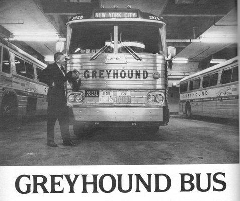 Greyhound ad from 1969. Greyhound Virtual Historical Museum.