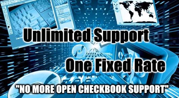 Unlimited IT Support - One Fixed Monthly Rate.