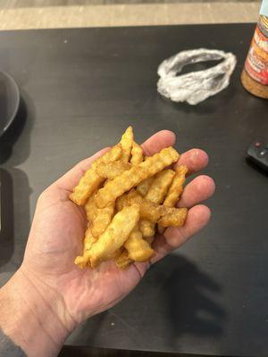 6 dollar order of fries.