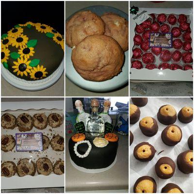 Specialty cakes, carrot cake cookies