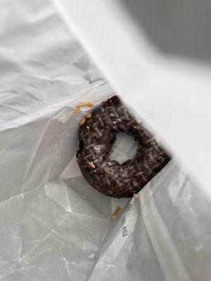 Chocolate sea salt doughnut - said it was their best seller