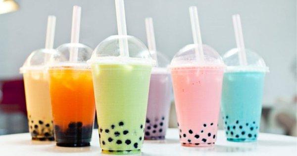 Assorted Bubble Tea flavors: Cookies N Cream, Honeydew, Watermelon, Strawberry, Matcha Green Tea, Taro and Red Bean.