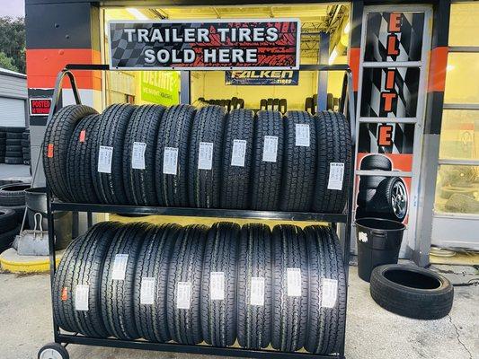 Trailer tires sold here