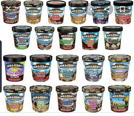 Ben Jerry's Ice cream