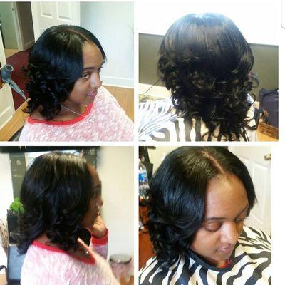 Full sew in ribbon  curls