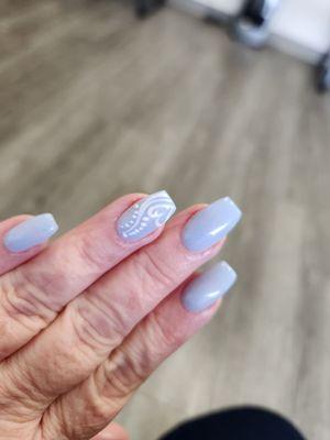 5 star nails in oak ridge.  These dip nails are perfect.  They are definitely my new nail place. Steven did the pictured nails.