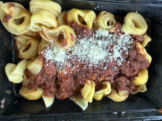 Tortellini with marinara