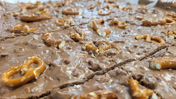 Sea Salt Pretzel Bark