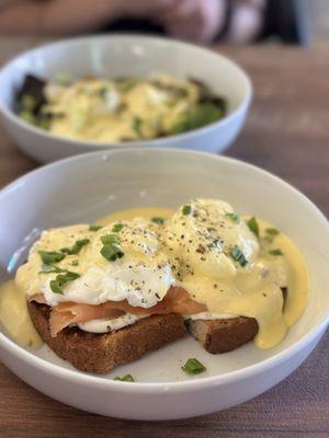 Salmon Dill Egg Benedict