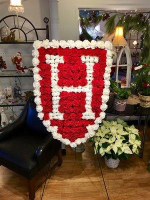 Harvard University logo. Things like this are a specialty of ours. Call 937-323-4634, or visit us online at springfieldohioflorist.com