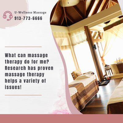 U-Wellness Massage
 10310 State Line Rd, Leawood, KS 66206
 Call us at 913-773-6666