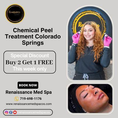 Revitalize Your Skin! Enjoy our Chemical Peel Treatment Special Discount at Renaissance Med Spa