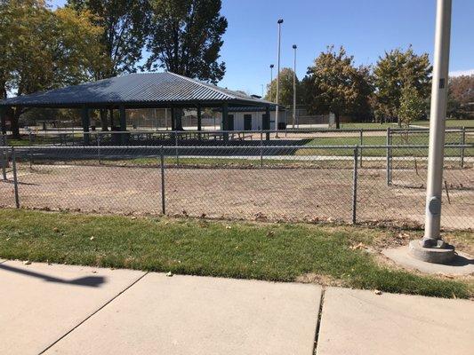 Horseshoes and a picnic area!