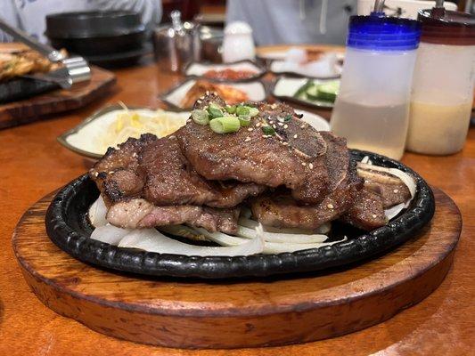 Galbi combo portion size