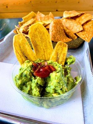 Guacamole & plaintains