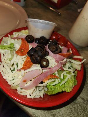 House salad with house dressing