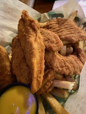 Chicken fingers and fries