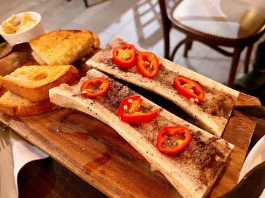 Bone Marrow  - it was extremely delicious! The best bone marrow I've ever had