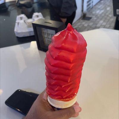 Cherry dipped cone