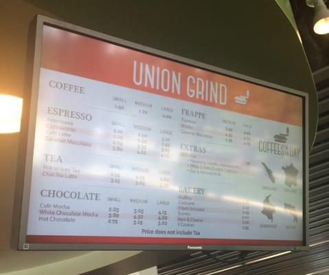 Menu Board